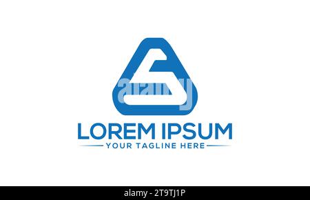 AS Logo Design Unique and Professional Logo Design Stock Vector