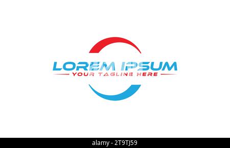 Circle Logo Design Unique and Modern Logo Design Stock Vector