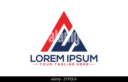 AS Logo Design Unique and Professional Logo Design Stock Vector