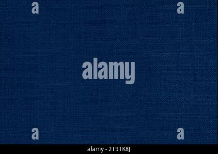 deep blue leather background texture, fabric pattern Stock Photo