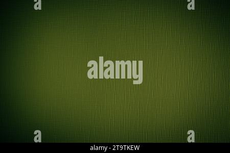 dark fabric texture natural green background, regular pattern; dark fabric texture natural green background, regular pattern Stock Photo