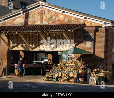 Charleston City market in downtown area in Charleston South Carolina Stock Photo