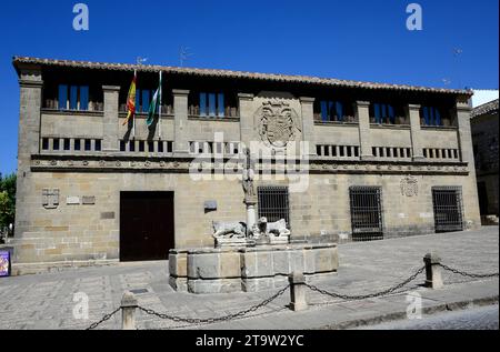 Baeza city, World Heritage. Antiguas Carnicerías (renaissance 16th century). La Loma, Jaén, Andalusia, Spain. Stock Photo