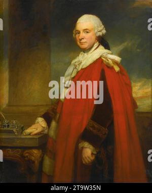 Portrait of Philip Yorke, 2nd Earl of Hardwicke 1778-79 by George Romney Stock Photo