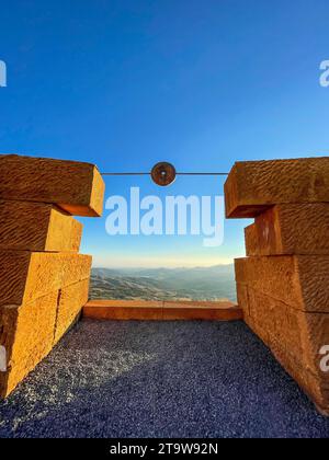 Italy, Sicily, Santo Stefano Quisquina, Andromeda Theater Stock Photo