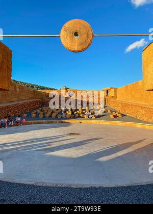 Italy, Sicily, Santo Stefano Quisquina, Andromeda Theater Stock Photo