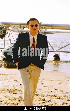 THE AVIATOR 2004 Miramax Films bio-pic of Howard Hughes with Leonardo DiCaprio Stock Photo