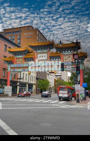 The Gateway to Chinatown in Washington DC. Set between 5th and 8th in the NW part of the city Stock Photo