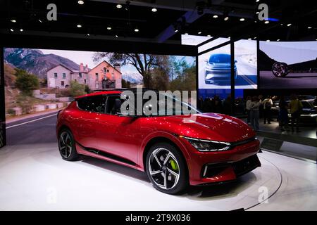 2023 Los Angeles Auto Show, Los Angeles Convention Center Stock Photo