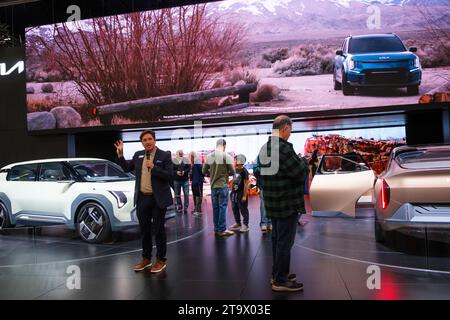 2023 Los Angeles Auto Show, Los Angeles Convention Center Stock Photo