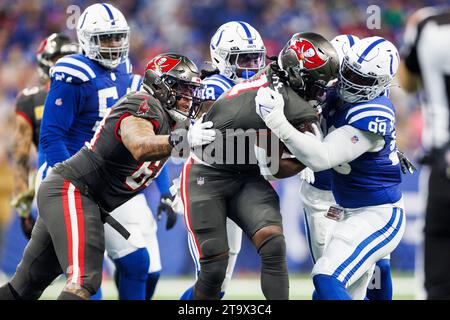 Indianapolis Colts Defensive Tackle DeForest Buckner (99) Celebrates A ...