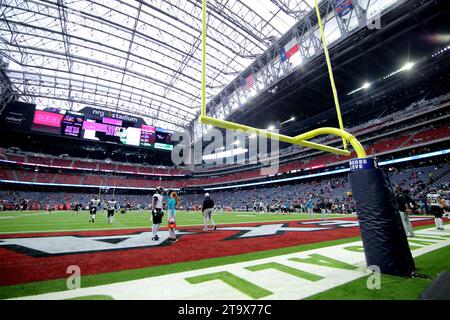 Houston, Texas, USA. 26th Nov, 2023. A general view of NRG Stadium prior to the game between the Houston Texans and the Jacksonville Jaguars in Houston, TX on November 26, 2023. (Credit Image: © Erik Williams/ZUMA Press Wire) EDITORIAL USAGE ONLY! Not for Commercial USAGE! Stock Photo
