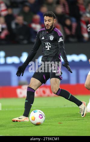 Noussair Mazraoui (Bayern), Koeln, Deutschland, 24.11.2023, 1. Bundesliga 12. Spieltag, 1. FC Koeln - FC Bayern Muenchen. DFL REGULATIONS PROHIBIT ANY Stock Photo