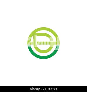 letter g leaf smile organic logo vector Stock Vector
