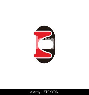 letter co simple geometric logo vector Stock Vector
