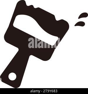 paint brush tool icon Stock Vector Image & Art - Alamy
