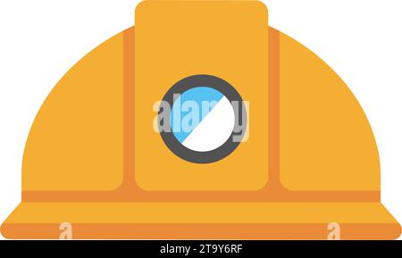 Safety helmet for workers vector icon illustration Stock Vector