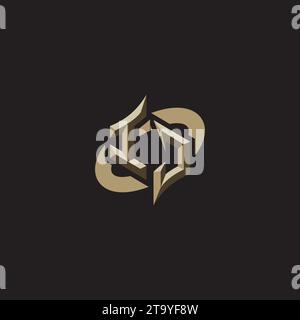 IJ Premium Initial Gaming Logo designs, themes and templates for gaming, twitch and youtube Stock Vector