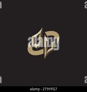 OV Premium Initial Gaming Logo designs, themes and templates for gaming, twitch and youtube Stock Vector