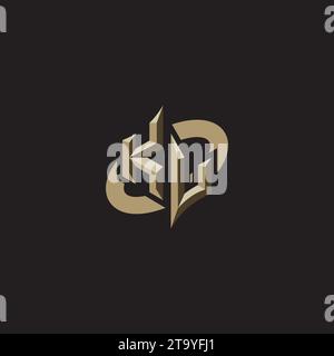 KV Premium Initial Gaming Logo designs, themes and templates for gaming, twitch and youtube Stock Vector