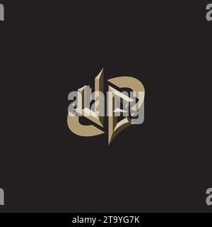 UE Premium Initial Gaming Logo designs, themes and templates for gaming, twitch and youtube Stock Vector