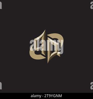 QQ Premium Initial Gaming Logo designs, themes and templates for gaming, twitch and youtube Stock Vector