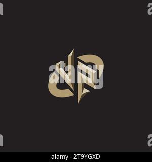 VZ Premium Initial Gaming Logo designs, themes and templates for gaming, twitch and youtube Stock Vector