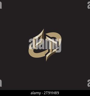 PI Premium Initial Gaming Logo designs, themes and templates for gaming, twitch and youtube Stock Vector