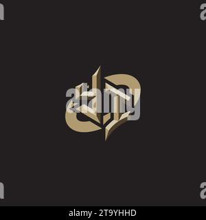 YI Premium Initial Gaming Logo designs, themes and templates for gaming, twitch and youtube Stock Vector