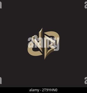 VB Premium Initial Gaming Logo designs, themes and templates for gaming, twitch and youtube Stock Vector