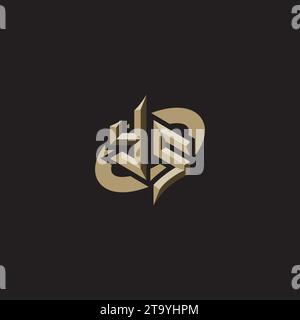 YS Premium Initial Gaming Logo designs, themes and templates for gaming, twitch and youtube Stock Vector
