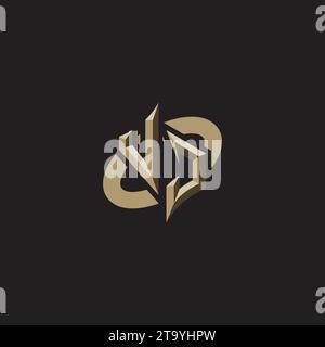 VJ Premium Initial Gaming Logo designs, themes and templates for gaming, twitch and youtube Stock Vector