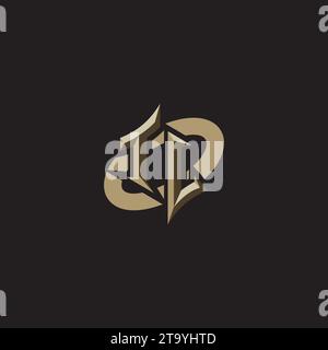 TL Premium Initial Gaming Logo designs, themes and templates for gaming, twitch and youtube Stock Vector