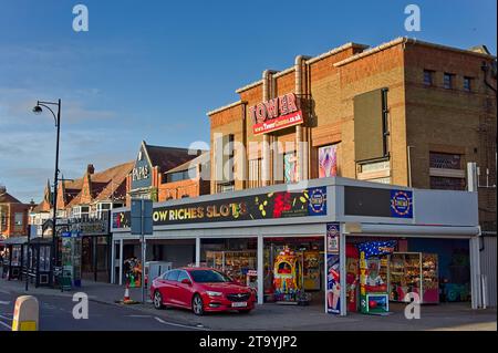 The Tower Cinema on Lumley Rd. skegness Stock Photo