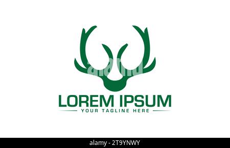 Deer Logo Design Creative Design Stock Vector