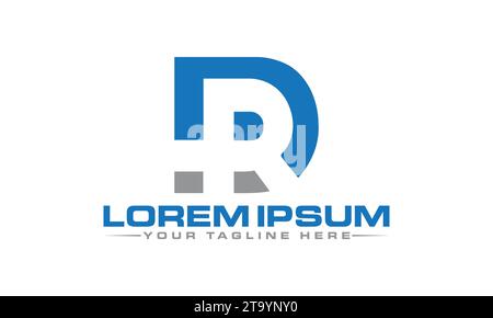 DR Logo Design Creative logo design Stock Vector