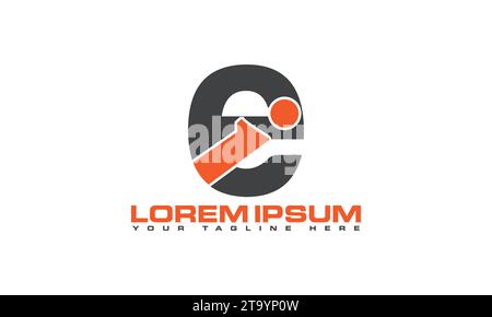 ei Logo Design Unique and Professional Logo Design Stock Vector