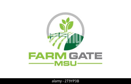 Farm Logo Design Modern Logo Design Stock Vector