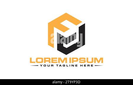 FD Logo Design Unique and Creative Logo Design Stock Vector