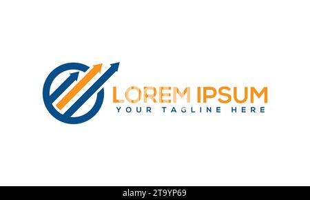 Finance Logo Design Unique and Professional Logo Design Stock Vector