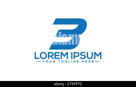 FB Logo Design Unique and Modern Logo Design Stock Vector