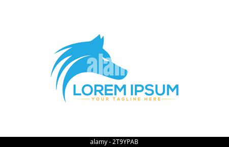 Wolf Logo Design Fox Creative Logo Design Stock Vector