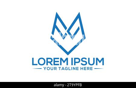 Wolf Logo Design Fox Creative Logo Design Stock Vector