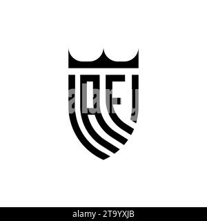 AF Luxury initial logo letters in high quality professional design that will print well Stock Vector