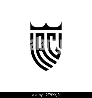 AC Luxury initial logo letters in high quality professional design that will print well Stock Vector