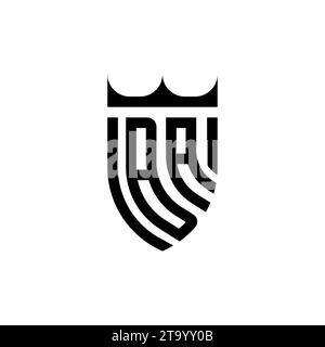 BA Luxury initial logo letters in high quality professional design that will print well Stock Vector
