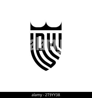 BH Luxury initial logo letters in high quality professional design that will print well Stock Vector