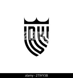 BK Luxury initial logo letters in high quality professional design that will print well Stock Vector