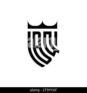 BQ Luxury initial logo letters in high quality professional design that will print well Stock Vector