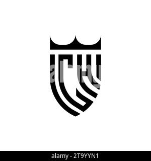 CH Luxury initial logo letters in high quality professional design that will print well Stock Vector